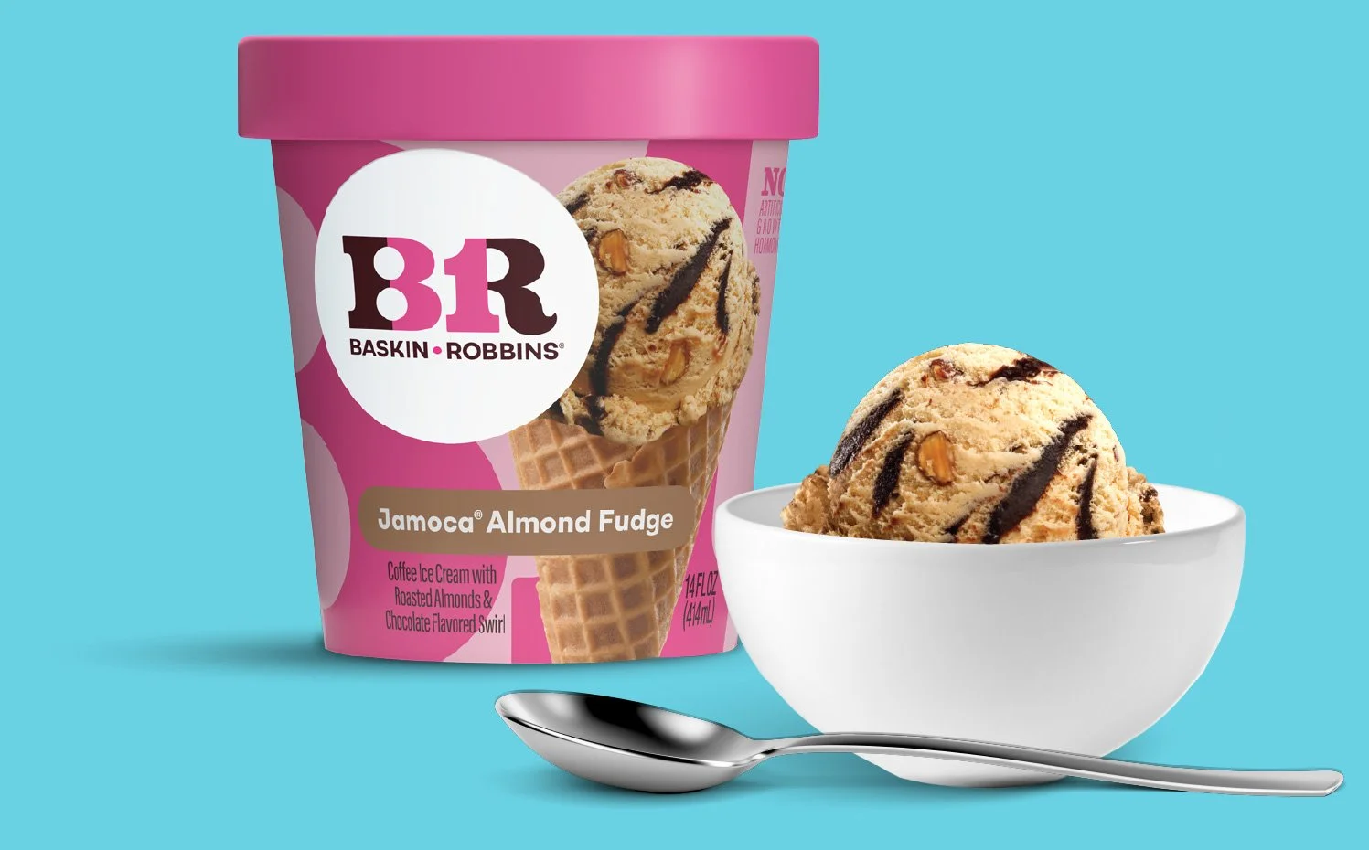 Flavor Page Jamoca Almond Fudge Ice Cream — BaskinRobbinsatHome